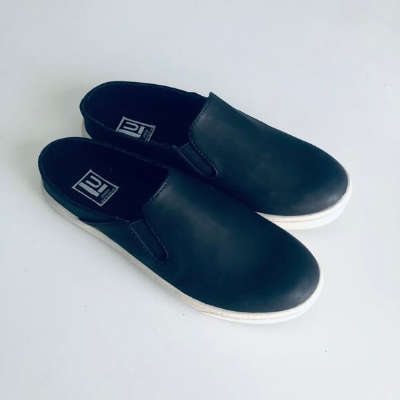 London Underground Women's 7.5 Black Sneaker Mule Slide Slip On Shoe - Picture 7 of 7